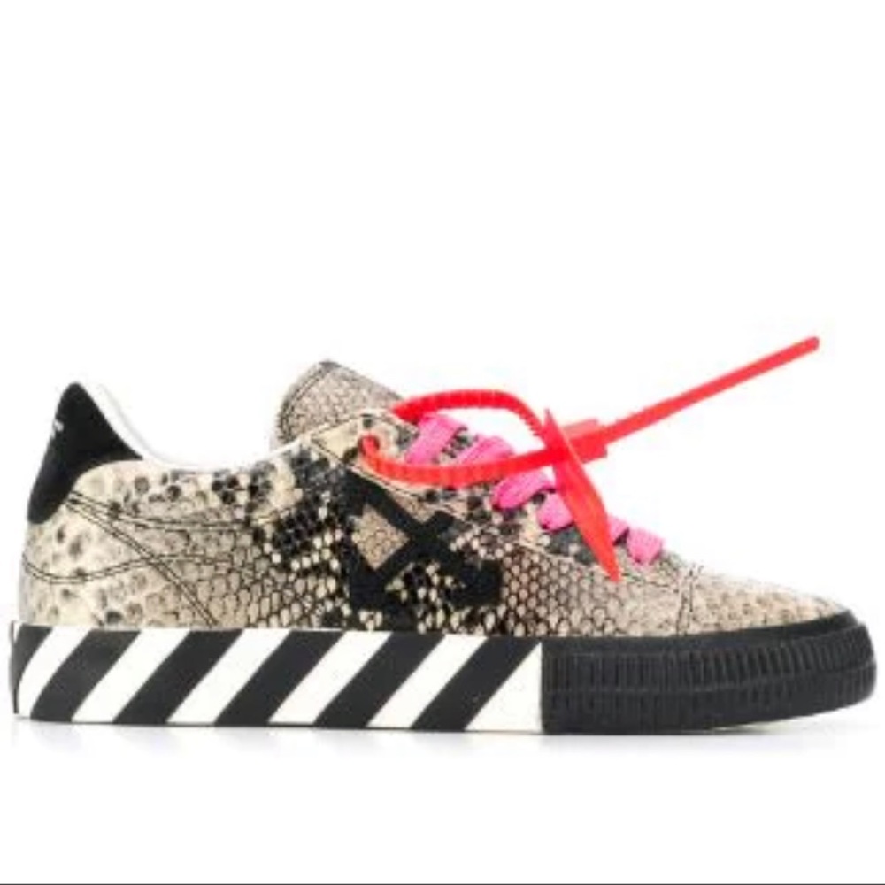 Off White Snakeskin sneakers Authentic